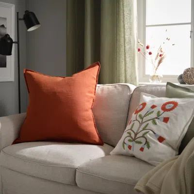 Ikea Dytåg Cushion Cover, Red-brown, 26x26 "