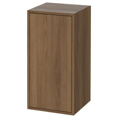 Ikea Eket Cabinet With Door And Shelf, Brown Walnut Effect, 13 3/4x13 3/4x27 1/2 "