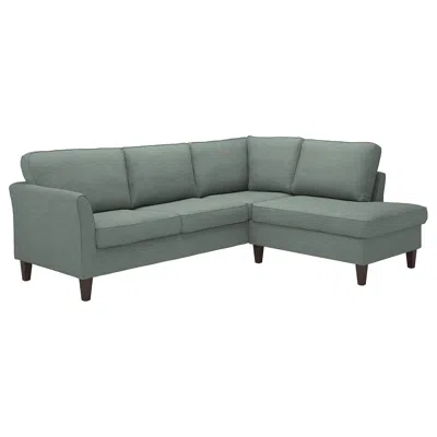 Ikea Ekholma Cvr For Crnr Sofa, 4-seat With Open End, Hemmesta Gray-green
