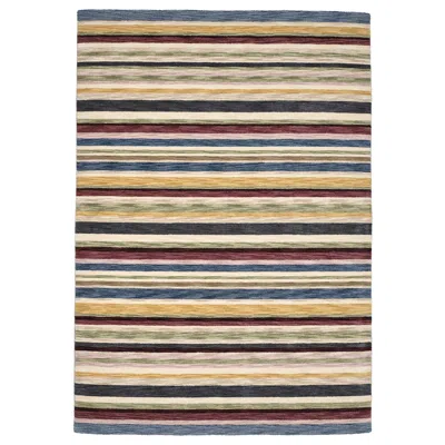 Ikea Elljusspår Rug, Low Pile, Multicolor/stripe Handmade, 5 ' 7 "x7 ' 10 "