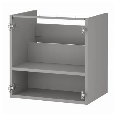 Ikea Enhet Base Cabinet For Sink With Shelf, Gray, 24x18x24 "