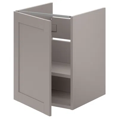 Ikea Enhet Bathroom Vanity With 1 Door, Gray/gray Frame, 18x18 3/4x24 "