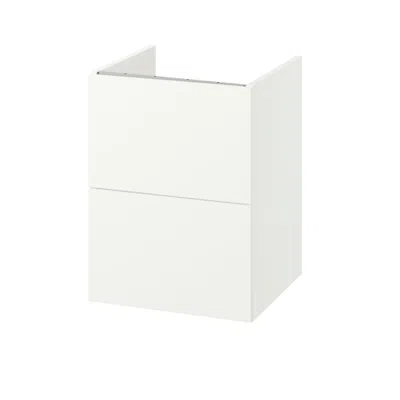 Ikea Enhet Bathroom Vanity With Drawers, White, 18x18 5/8x24 "