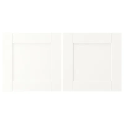 Ikea Enhet Door, White Frame, 15x15 "
