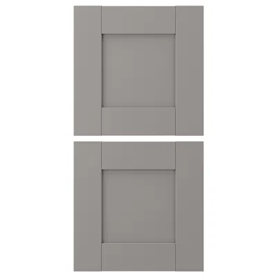 Ikea Enhet Drawer Front, Gray Frame, 12x12 "