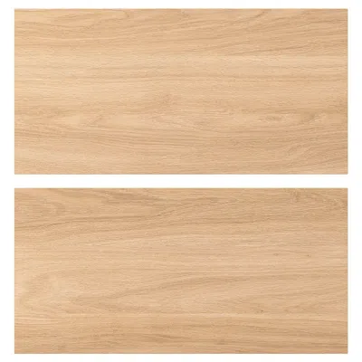 Ikea Enhet Drawer Front, Oak Effect, 24x12 " In Brown
