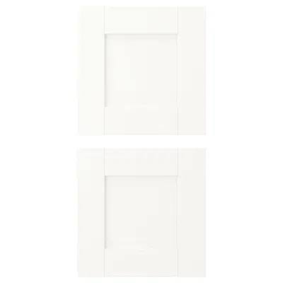 Ikea Enhet Drawer Front, White Frame, 12x12 "