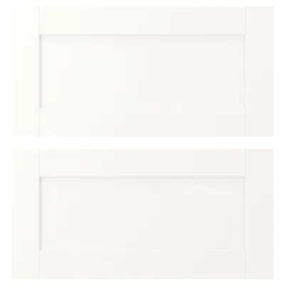 Ikea Enhet Drawer Front, White Frame, 24x12 "