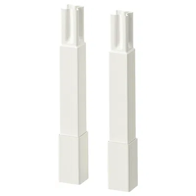 Ikea Enhet Legs For Frame, White, 4 1/2 "