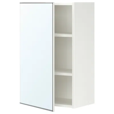 Ikea Enhet Mirror Cabinet/1 Door, White, 18x12 3/4x30 "