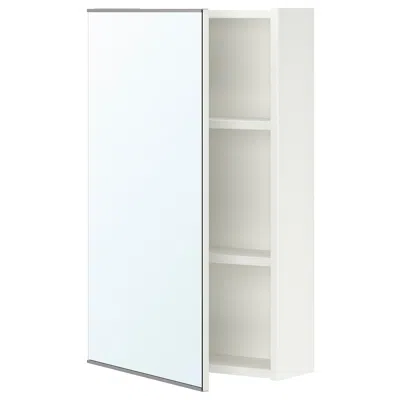 Ikea Enhet Mirror Cabinet/1 Door, White, 18x6 3/4x30 "