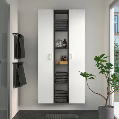 Ikea Enhet Storage Combination, Anthracite/white, 36x12 3/4x72 "