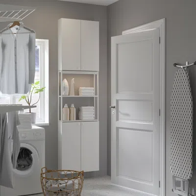 Ikea Enhet Storage Combination, White, 24x6 3/4x90 "