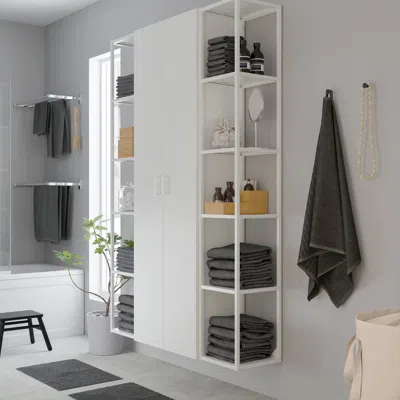 Ikea Enhet Storage Combination, White, 48x12 3/4x72 "