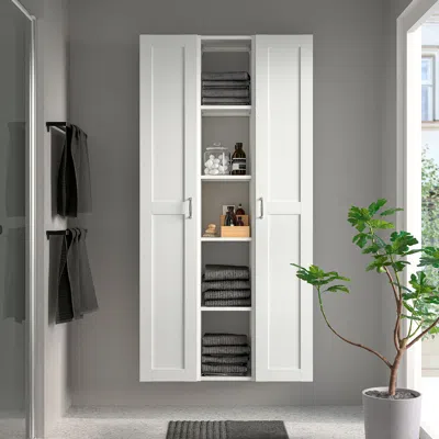 Ikea Enhet Storage Combination, White/white Frame, 36x12 3/4x72 "