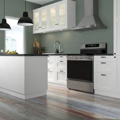 Ikea Enköping Drawer Front, White Wood Effect, 24x15 "