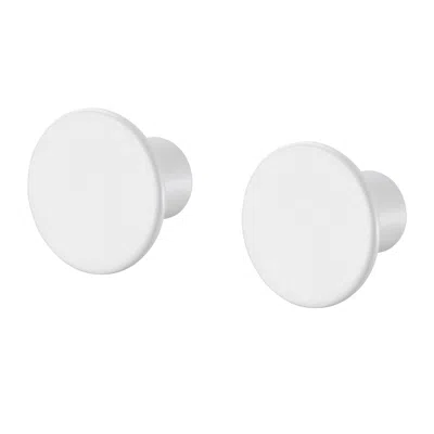 Ikea Enudden Hook, White, Package Quantity: 2 Pack