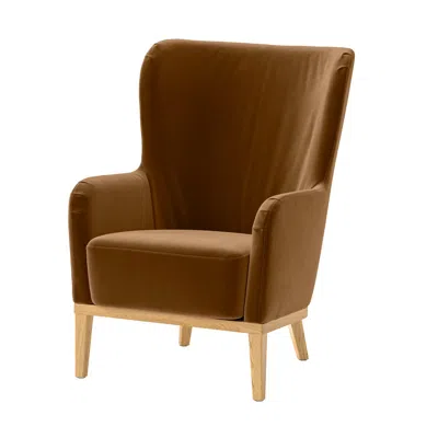 Ikea Fagerbacken Cover For Armchair, Alhamn Dark Yellow-brown