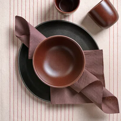 Ikea Fantastisk Paper Napkin, Brown-red, 13x13 "