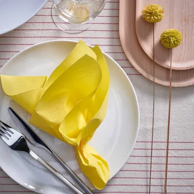 Ikea Fantastisk Paper Napkin, Yellow, 15 ¾x15 ¾ "