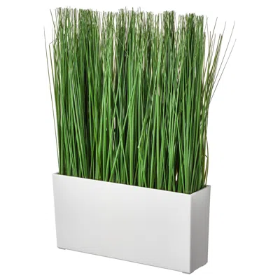 Ikea Fejka Artificial Potted Plant With Pot, Indoor/outdoor Grass, Length: 11 "