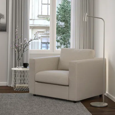 Ikea Finnala Armchair, Gunnared Beige, Width: 39 3/4 "