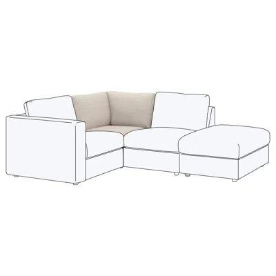 Ikea Finnala Cover For Corner Section, Gunnared Beige