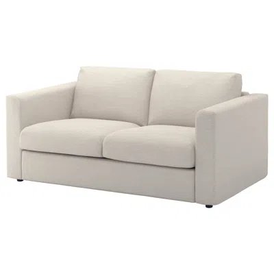 Ikea Finnala Cover For Loveseat, Gunnared Beige, Height Including Back Cushions: 32 5/8 "