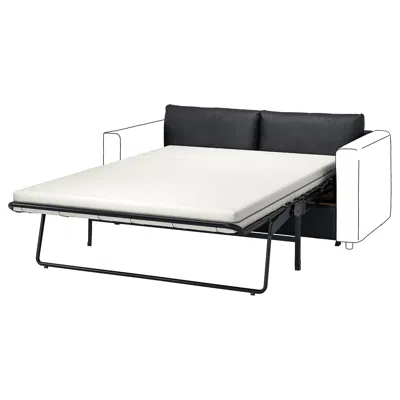 Ikea Finnala Frame For Loveseat Sleeper Section, Grann/bomstad Black, Height Including Back Cushions: 33 