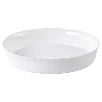 Ikea Fisktärna Pie Dish, White, 11 "