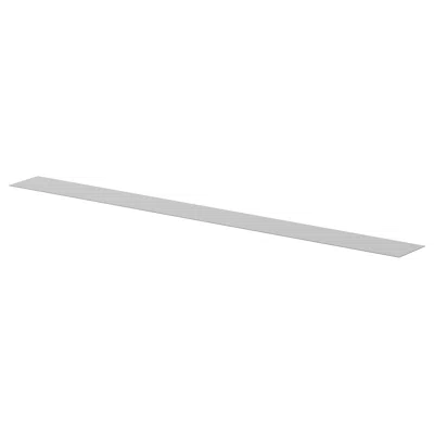 Ikea Fixa Diffusion Barrier, Chrome Plated, Length: 31 1/2 " In White