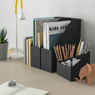 Ikea Fjäderharv Desk Organizer, Anthracite, 6 ¼x6 ¼ " In Gray