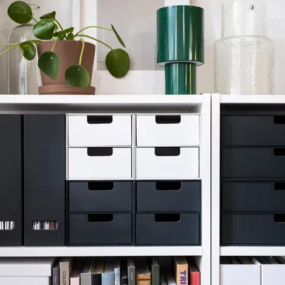 Ikea Fjäderharv Mini Chest With 2 Drawers, White, 6 ¼x9 ¾ "