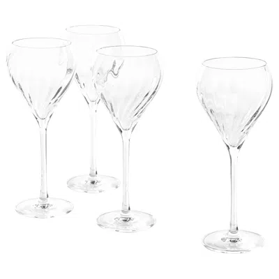 Ikea Fjälluggla Champagne Flute, Clear Glass, 8 oz In Transparent