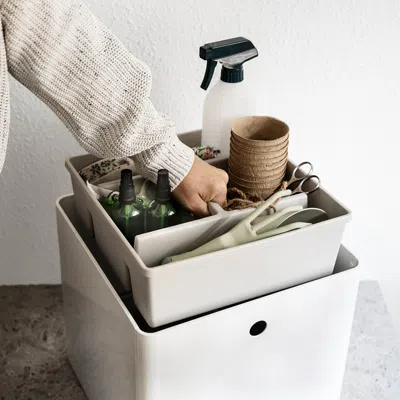 Ikea Fånggröda Insert With Compartments, Light Gray, 11 ¾x11 ¾x4 ¼ "