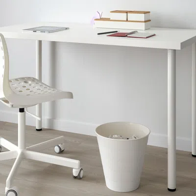 Ikea Fniss Trash Can, White, 3 Gallon