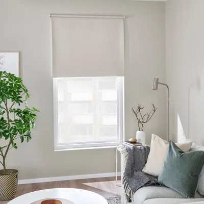 Ikea Fönsterblad Black-out Roller Blind, Beige, 30x61 " In White