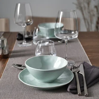 Ikea Forelltetra Bowl, Turquoise/gray, 6 " In Green