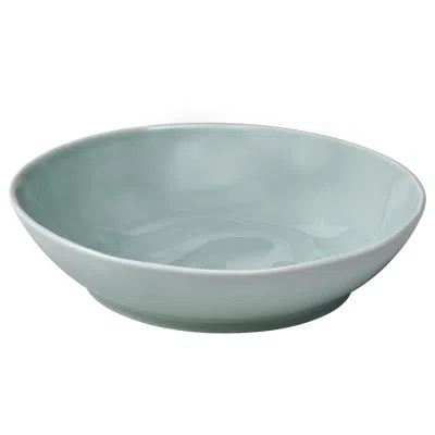 Ikea Forelltetra Deep Plate/bowl, Turquoise/gray, 8 ½x7 ½ " In Green