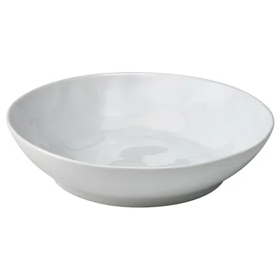 Ikea Forelltetra Deep Plate/bowl, White, 8 ½x7 ½ "