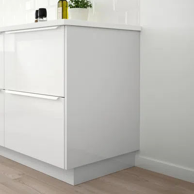 Ikea Förbättra Cover Panel, High Gloss White, 25x80 "