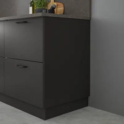Ikea Förbättra Cover Panel, Matte Anthracite, 25x80 "