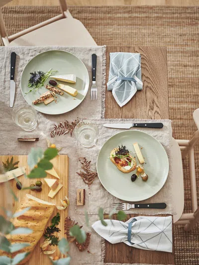 Ikea Färgklar 18-piece Dinnerware Set, Matte Green