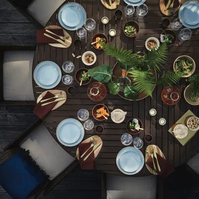 Ikea Färgklar Plate, Light Blue, 10 "