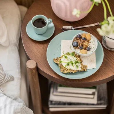 Ikea Färgklar Side Plate, Matte Light Turquoise, 8 "