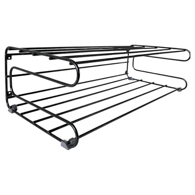 Pre-owned Ikea 'frän' Hat / Shoe Rack, Sweden, 1980's In Black