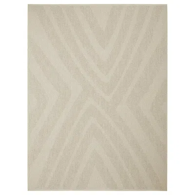 Ikea Fullmakt Rug Flatwoven, In/outdoor, Beige/mélange, 7 ' 10 "x9 ' 10 "