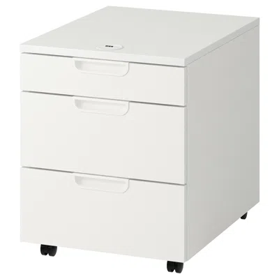 Ikea Galant Drawer Unit On Casters, White, 17 3/4x21 5/8 "