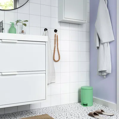 Ikea Gansjön Trash Can, Light Green, 1 Gallon