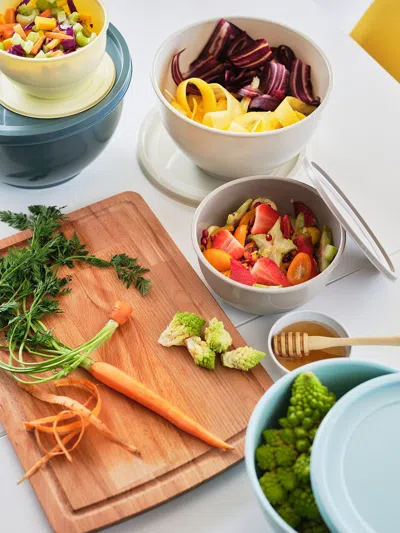 Ikea Garnityren Bowl With Lid, Set Of 5, Mixed Colors